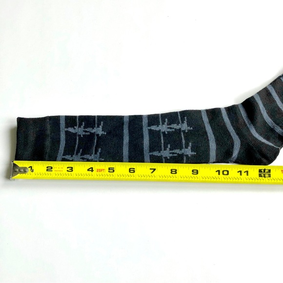 3/$15 NEW Knee High Dress Socks Long Black Gray Women’s UNISEX NWOT - Picture 5 of 15